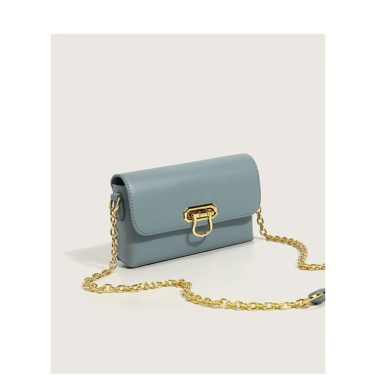 Purse bag women's summer new chain fashion PU leather portable bag single shoulder diagonal bag