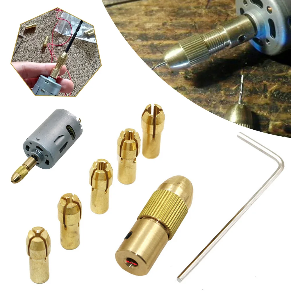 8pcs Rotary Tool Brass Collet hand wisking tool electric electric