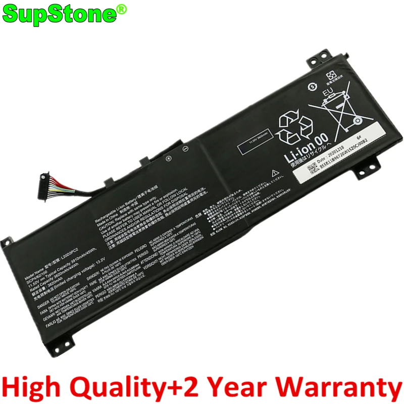 

SupStone New L20C3PC2 L20M3PC2 L20L3PC2 L20D3PC2 Laptop Battery For Lenovo IdeaPad Gaming 3-15ACH6 15IHU6 L360-15 SSB10X55571