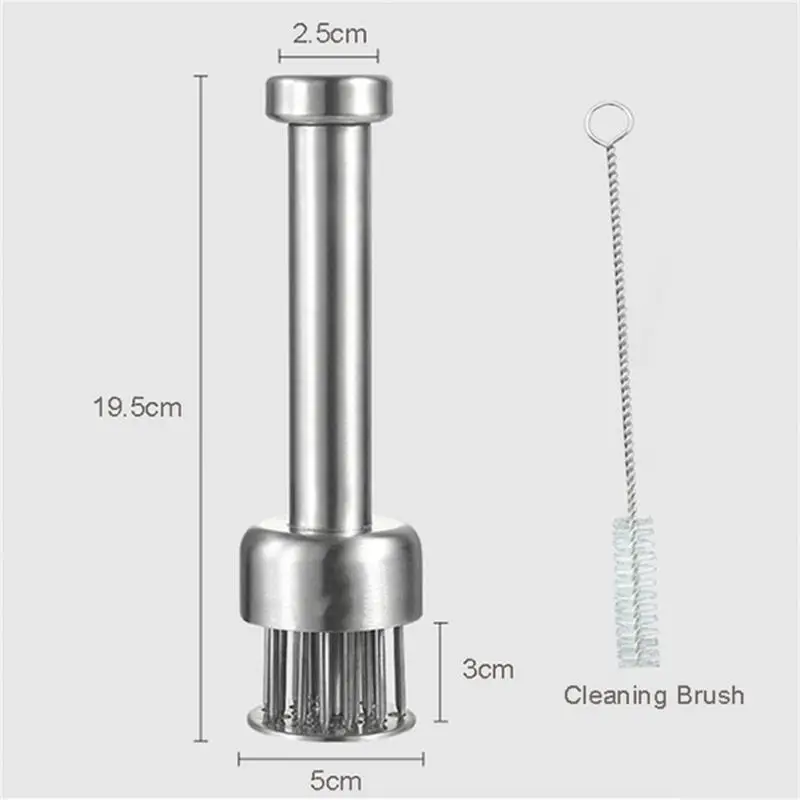 Kitchen Cooking Tools 304 Stainless Steel Meat Tenderizer Durable 21 Ultra Sharp Needle Blade Tenderizer For Steak Beef Steak