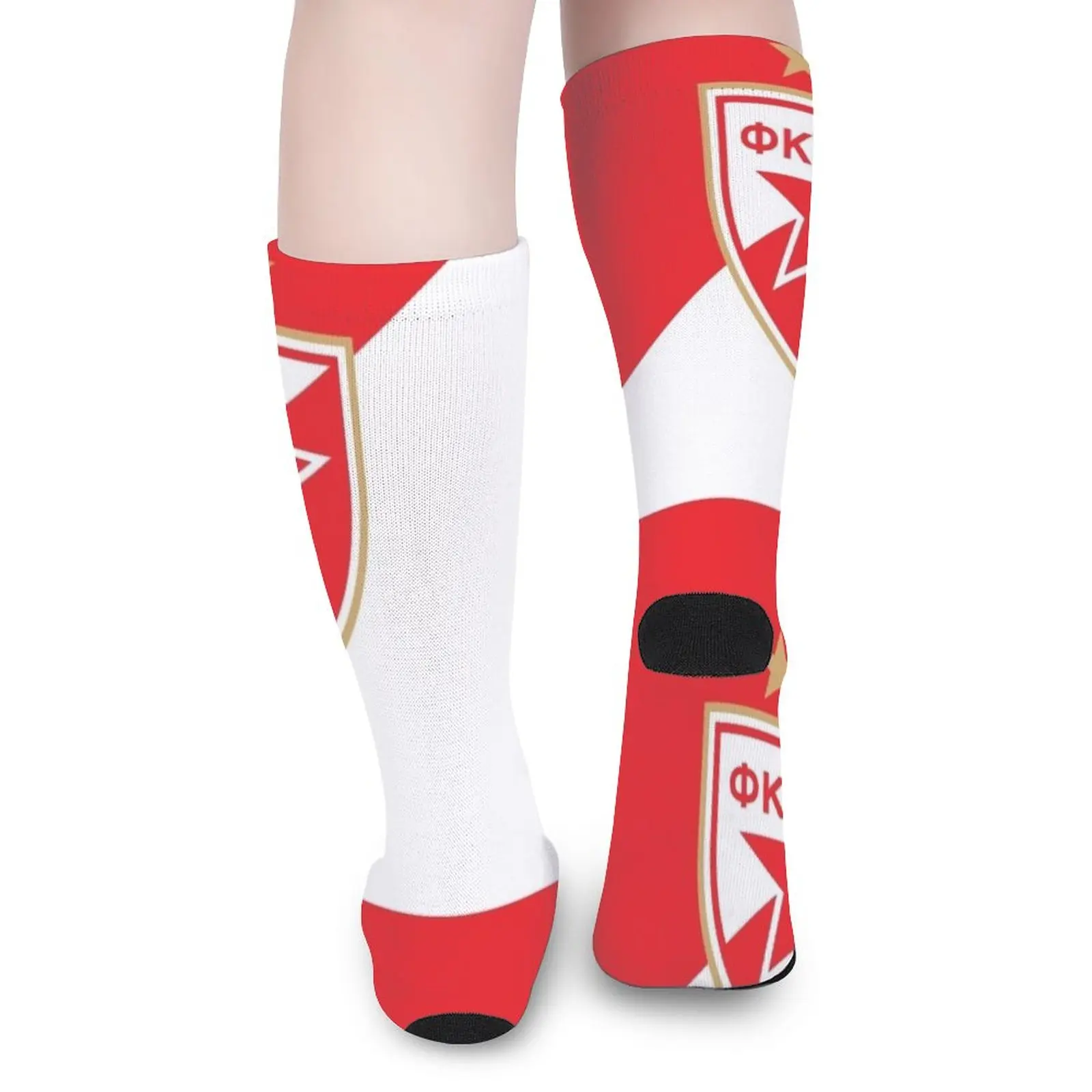 Moja Crvena Zvezda Beograd Serbian Love Delije Socks sheer socks men hiphop