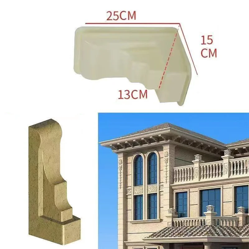 Beam Support Mold Eaves Support Roman Columns Eaves Exterior Wall Cement  Building Prefabricated Cast-In-Place Along Corbel Mode