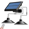 Solar Pendant Light Solar 2600/5000/6000mAh Powered Lamp Led White/Warm with Remote Control Camping Outdoor Garden 6