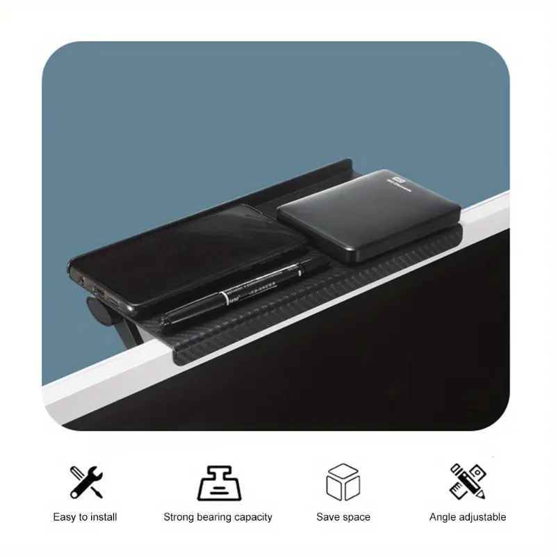 TV Screen Top Storage Shelf Adjustable Monitor Storage Rack Computer Desktop Display Stand TV Router Storage Rack Home Organizer 2