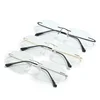 Small Square Frameless Anti-blue Light Near Sight Glasses Men Ultra Light Myopia Glasses Ultra Light Unisex Short Sight Glasses 4