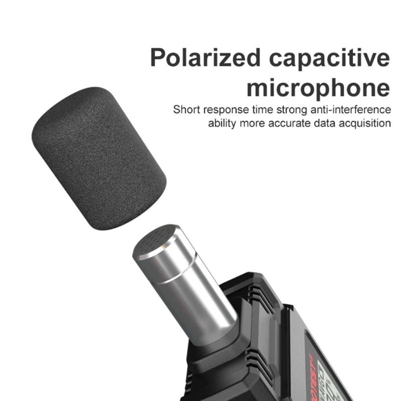 Noise Meter for Home Factory Office Noise Measure Device Portable SPL Meter 3