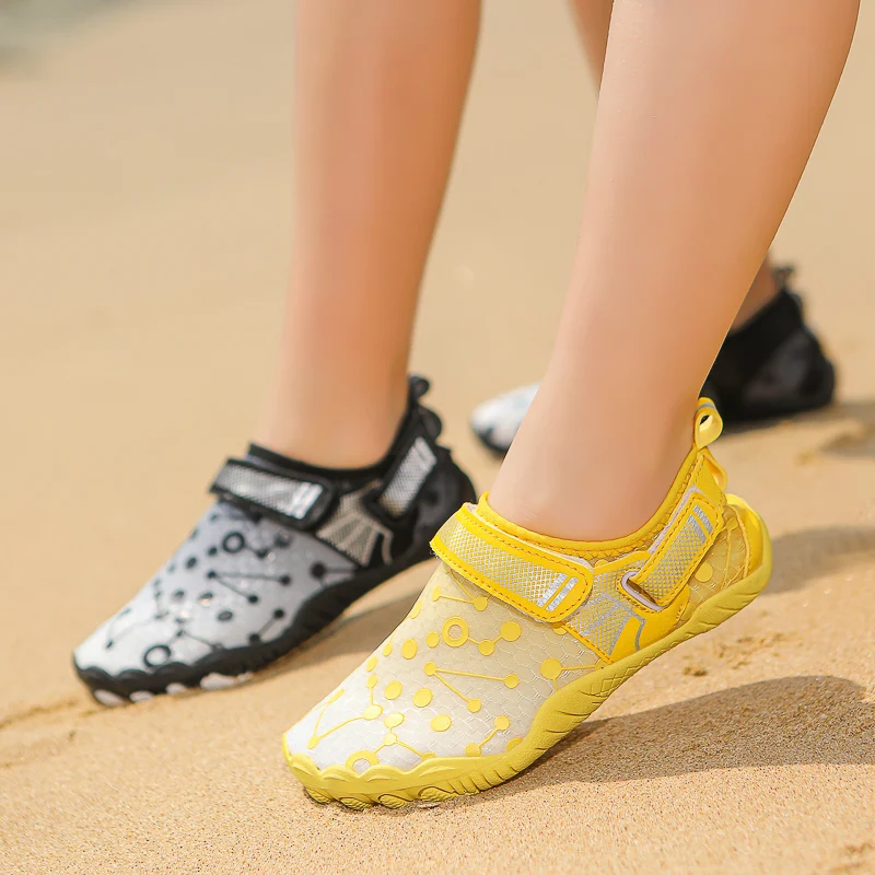 Zapatos acuáticos de verano para niños, zapatos de agua descalzos