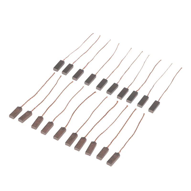 4*6*17mm Electric Car Vehicle Generator Regulator Carbon Brushs 10pcs for New Jetta Santana Alternator Tools