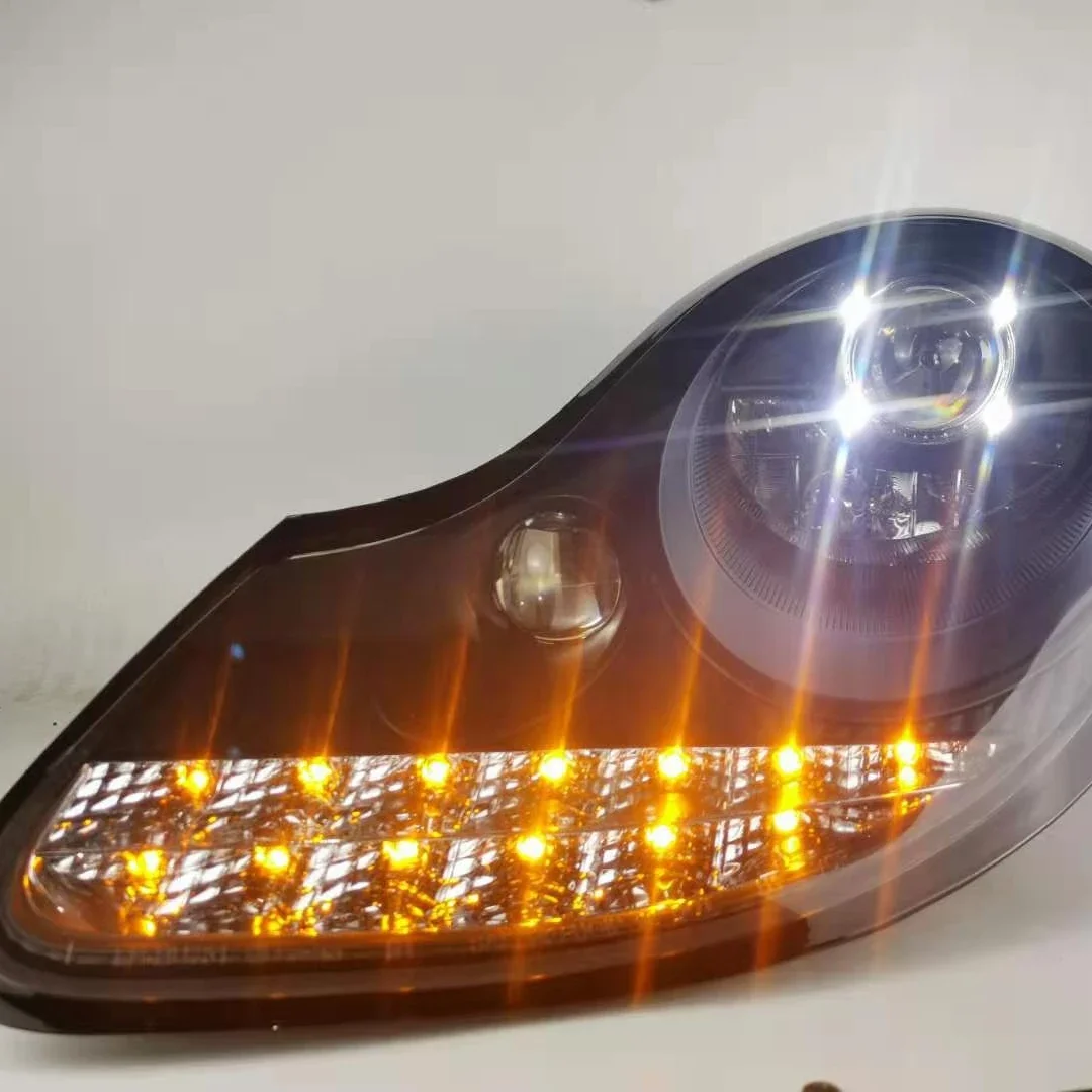 

LED Head Lamp for Porsche boxster 911 996 1999-2004 Year Black House