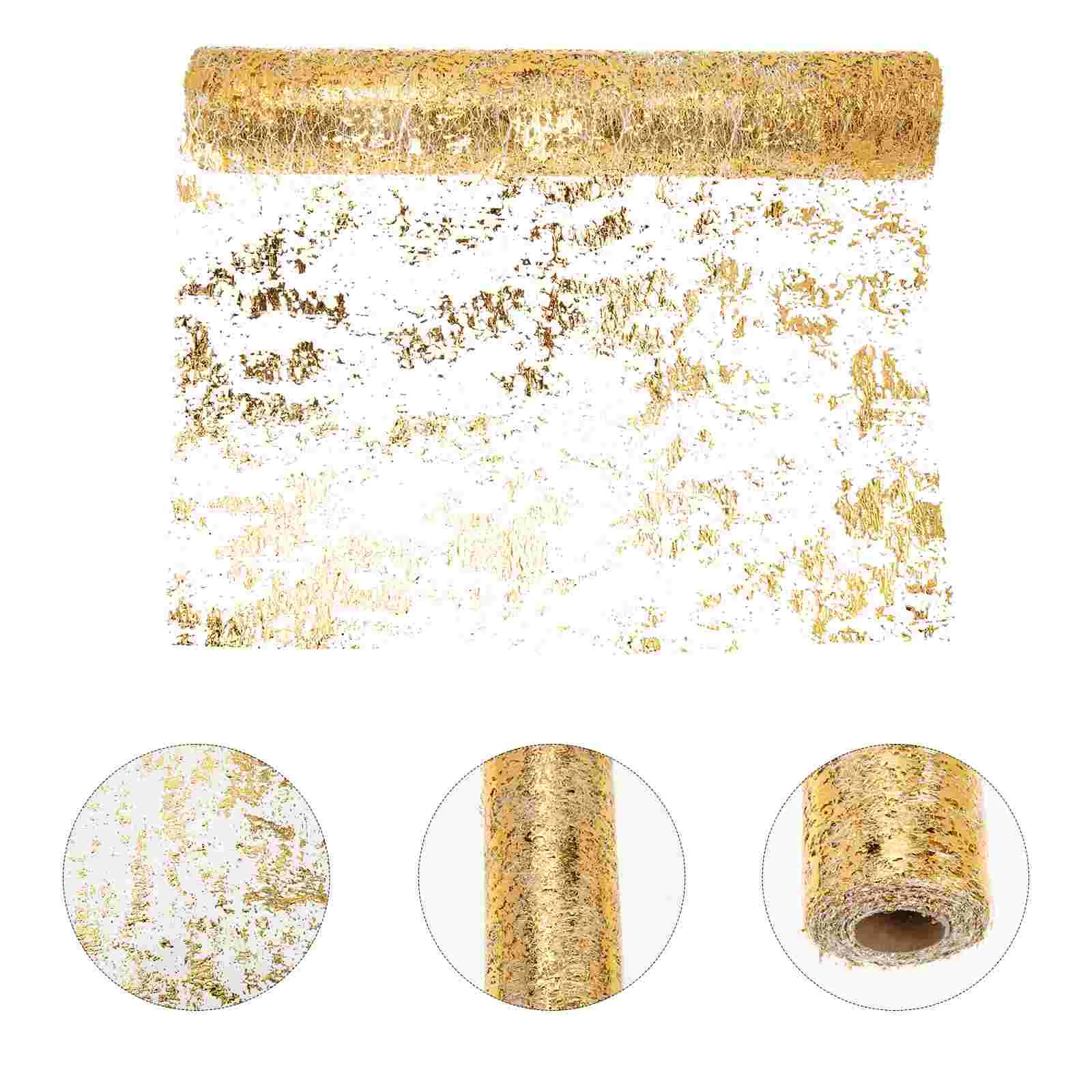 

Sparkle Metallic Gold Thin Table Runners Silver Sequin Glitter Metallic Mesh Party Table Decor For Wedding Banquet Birthday