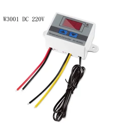 Enhanced Digital LED Temperature Controller with NTC Sensor Probe, 10A Thermostat Control (220V)