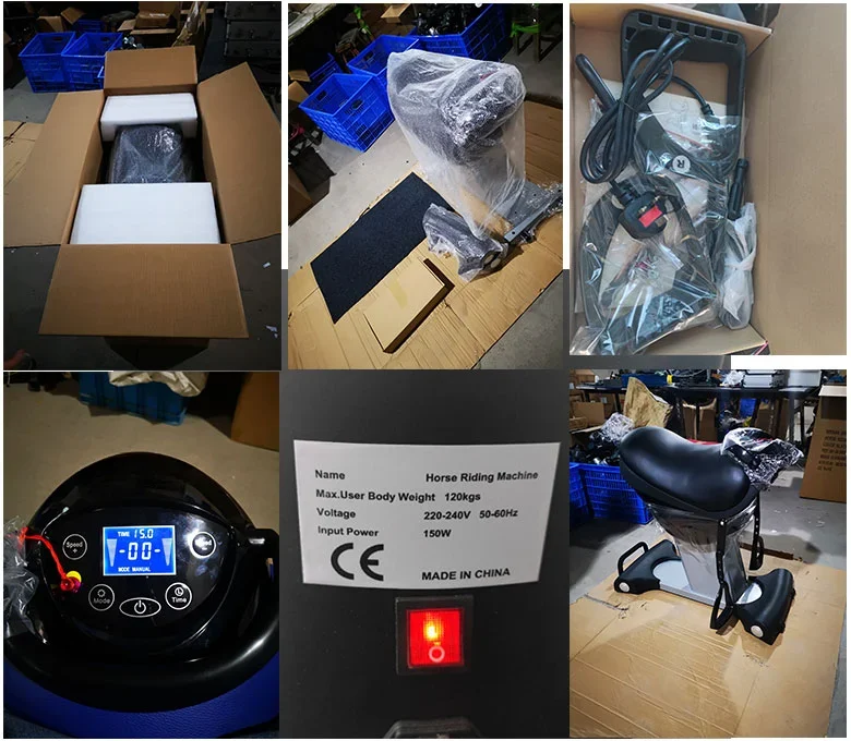 Electric Riding Horse Gym Multifunctional Fitness&Health Home Gym Equipment Mute Equipment