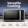 Countertop Microwave Oven 0.9 Cu. Ft. Digital Stainless Steel Microwave 900 Watt with 6 Presets,Child Lock, Kitchen, Home 3
