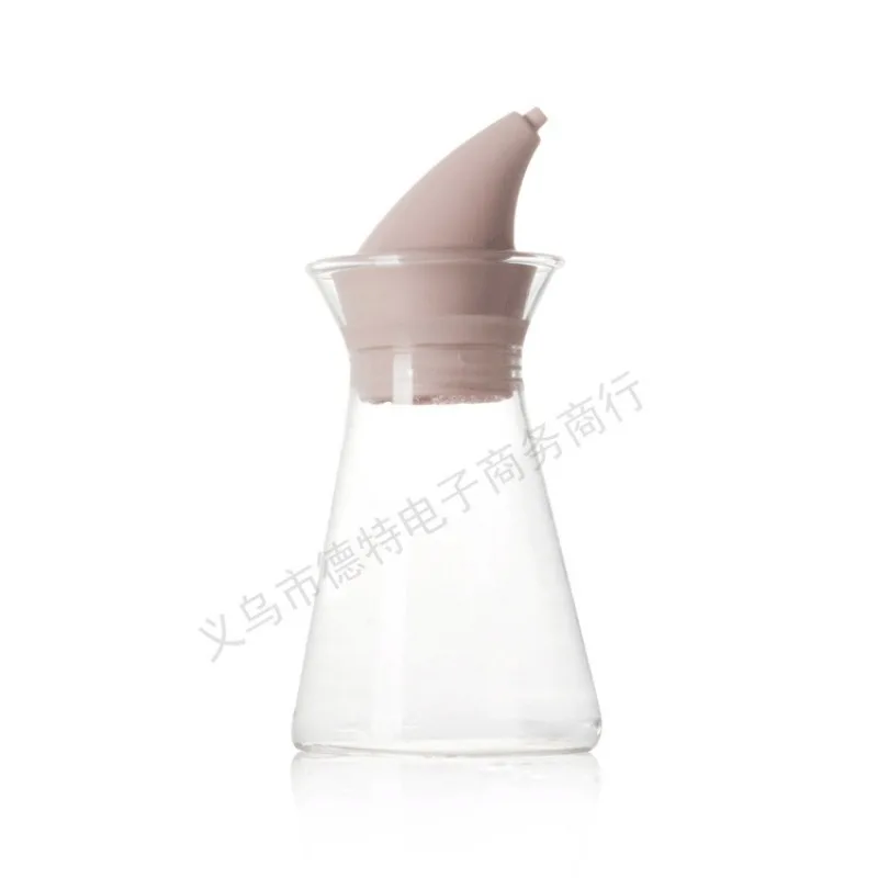 Seasoning Jars Oil Pot Lead-free glass matching bottle transparent glass liquid seasoning bottle oil vinegar pot 180ML