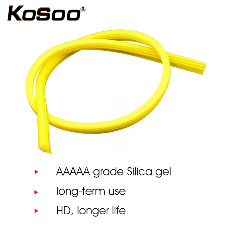 2pcs High Quality Boneless silica gel Car Wiper Blade refill Strips Windscreen 6mm 26" 28" 30" 32" Windshield car accessories - Image 4