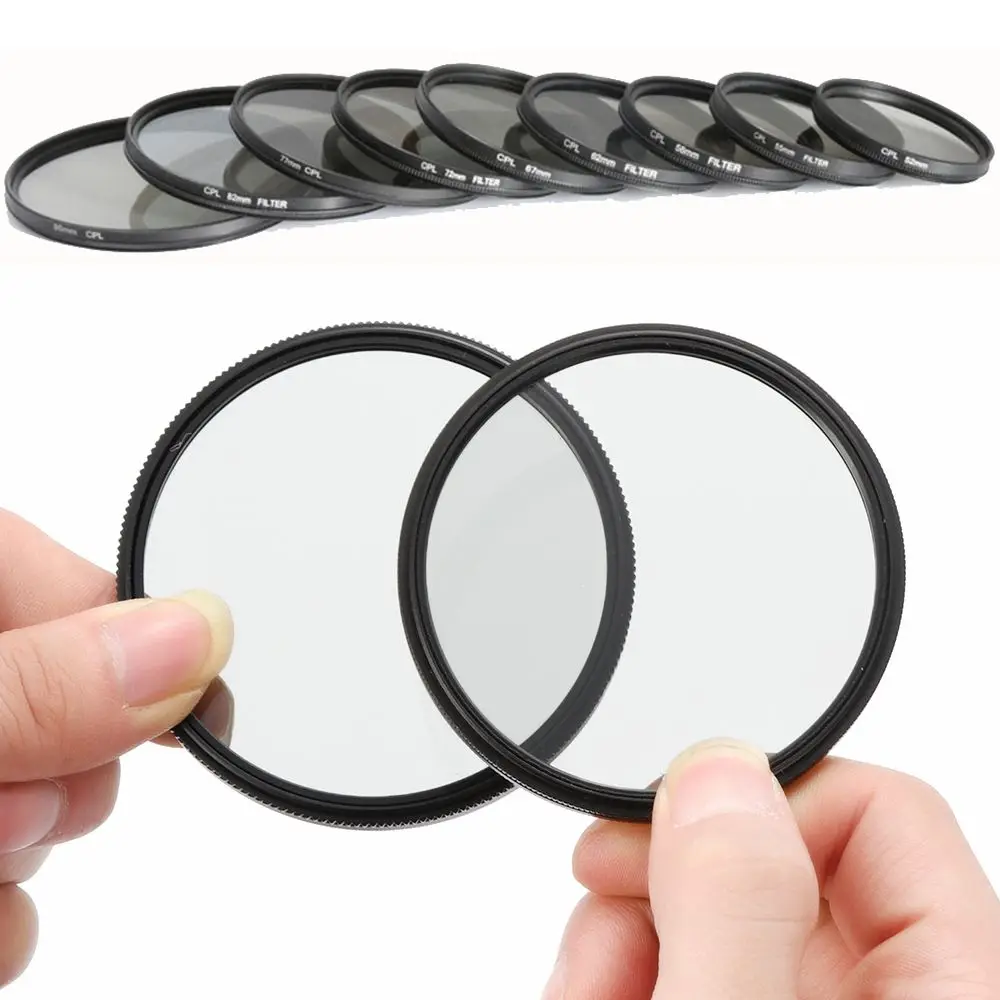 circular polarizing filter Polarizing CPL Circle Filter 37/49/52/55/58/62/67/72/77/82mm For Canon Nikon DSLR Photography Camera Polarizing Filter Lens