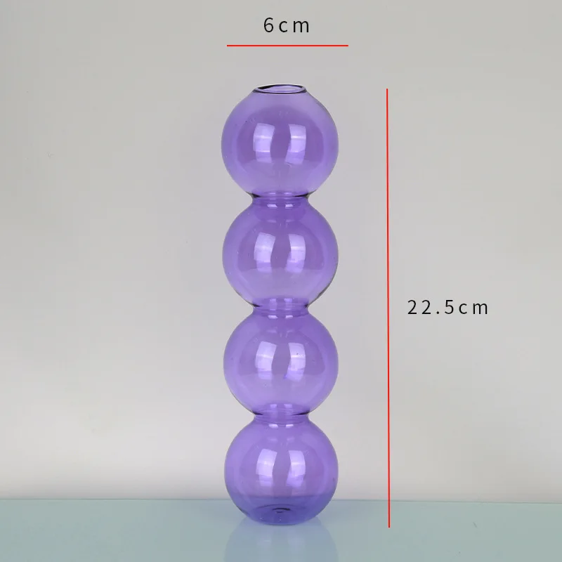 Nordic Glass Vase Decorative Home Accessory & Gift