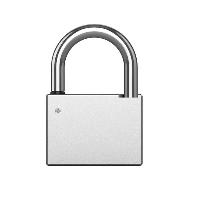

1 Piece Smart Fingerprint Printing Padlock IP65 Waterproof Tuya Bluetooth USB Rechargeable Key Unlock Anti-Theft Bag Cabinet