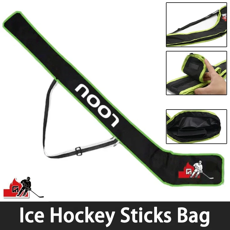 Portable Ice Hockey Stick Bag Waterproof One Shoulder with Adjustable Shoulder Strap ice hockey stick bag