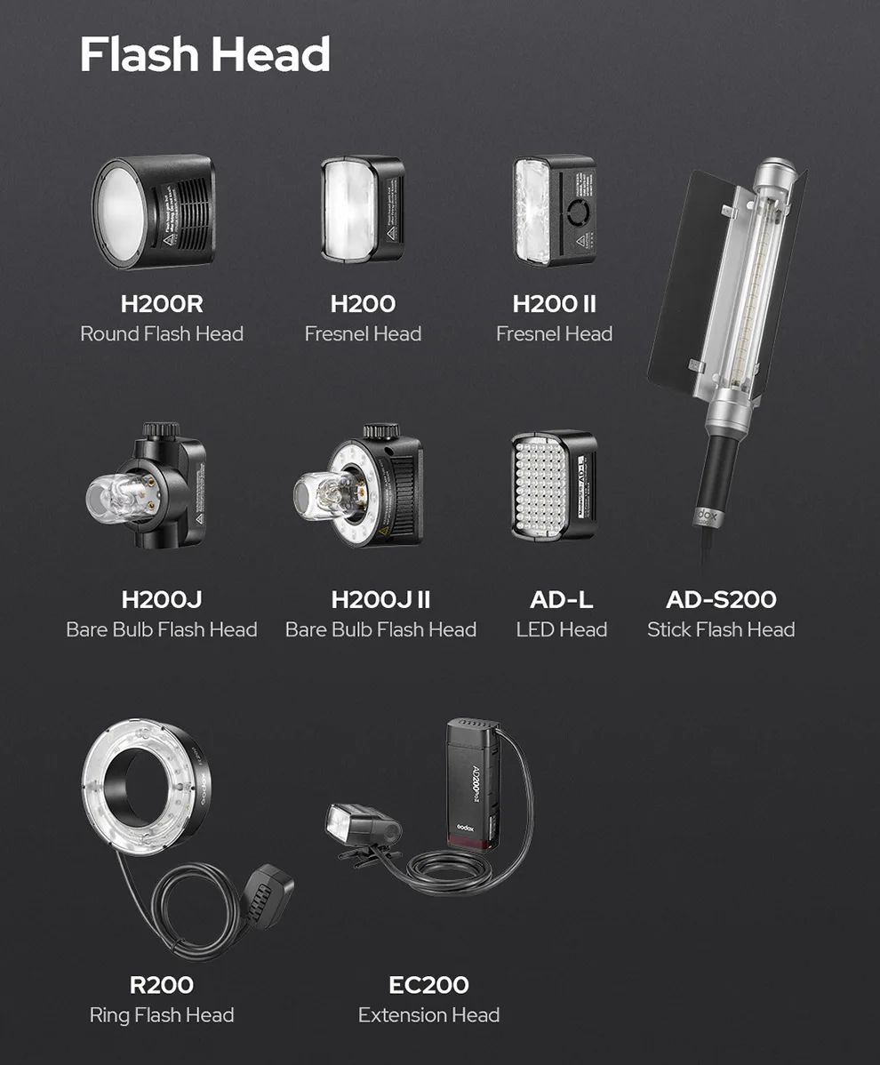 Godox V100 AD100PRO AD300PRO AD200PROII AD400PRO AD600PRO II Flash TTL Flash for