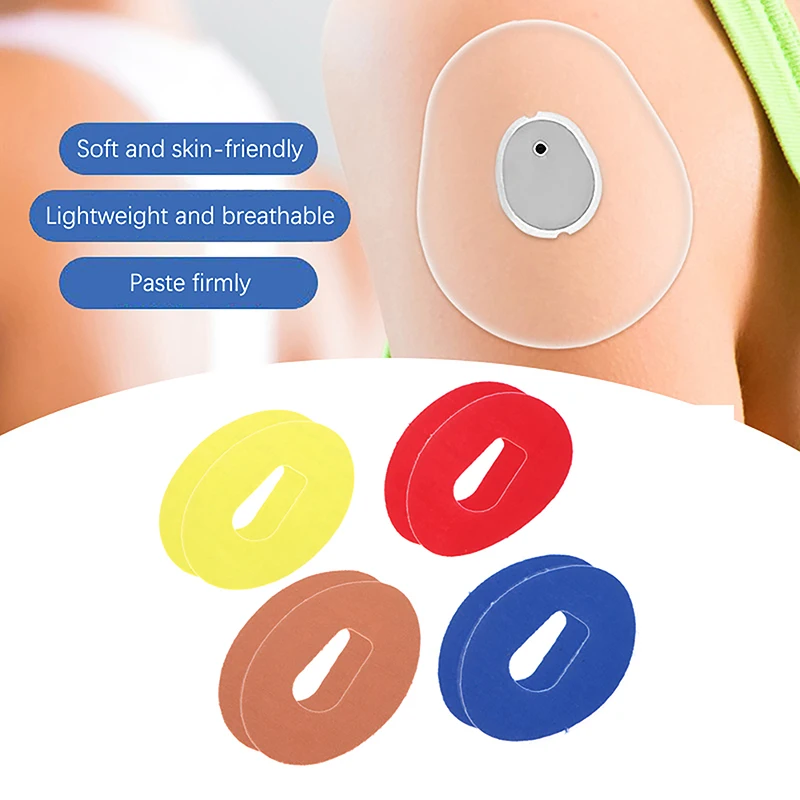 

10Pcs Waterproof Adhesive Sensor Patch Glucose Meter Sensor Fixing Sticker Long Lasting Blood Glucose Monitoring Muscle Patch