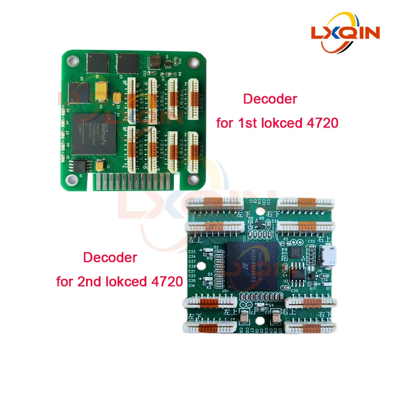 

LXQIN 4720 карта декодера для Epson 4720 переходник печатающей головки первая/секундная блокированная Печатная головка плата для декодирования 4720 адаптер