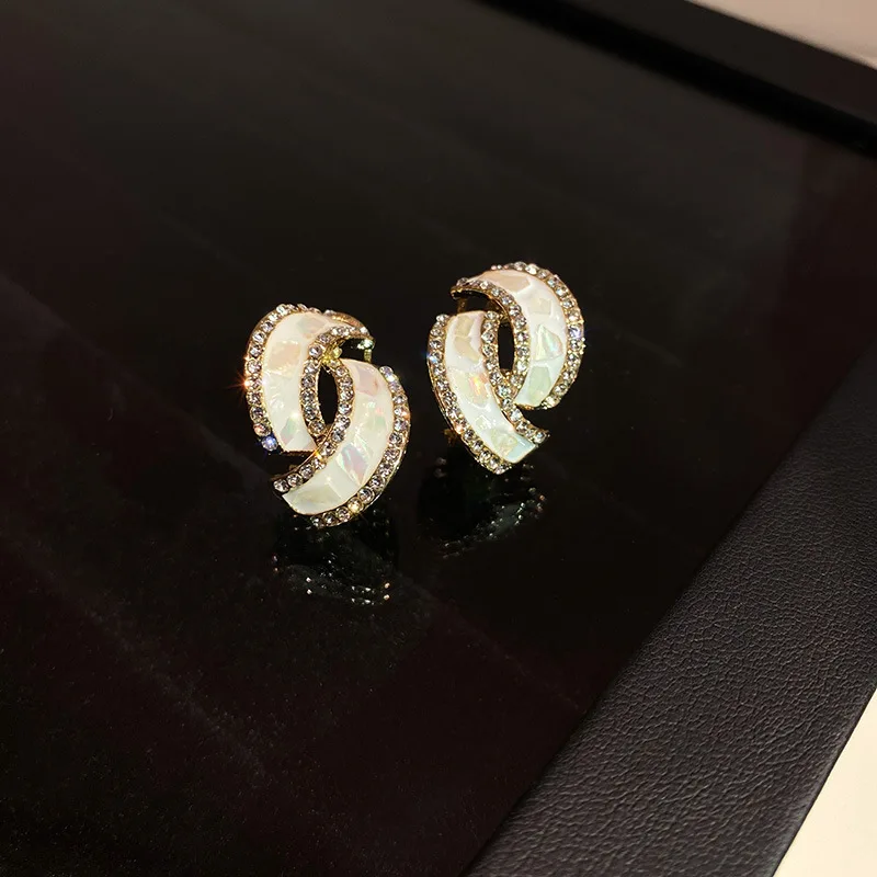 White Gold Earrings For Women
