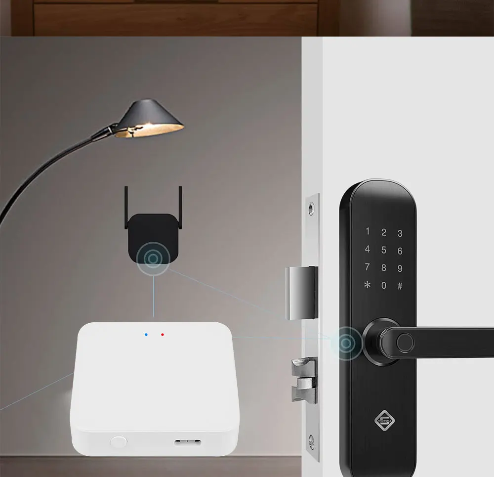 Tuya Wifi Bridge Wireless Wifi Gateway 2.4G Smart Life APP Remote Control Device