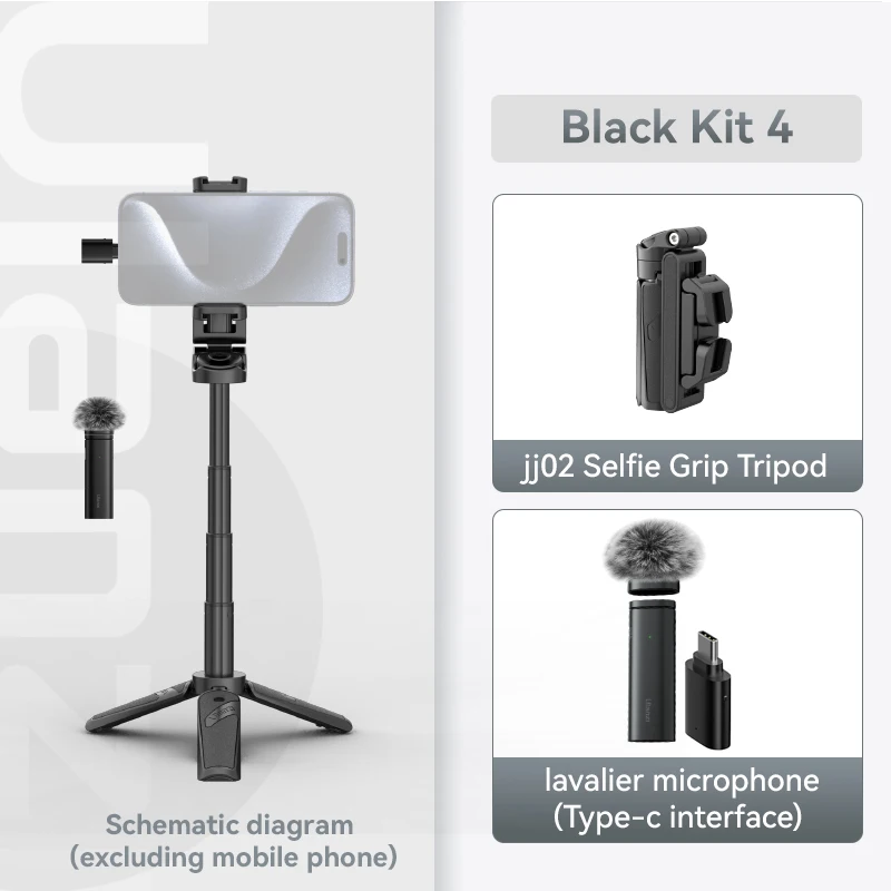 Black type-c Mic Kit