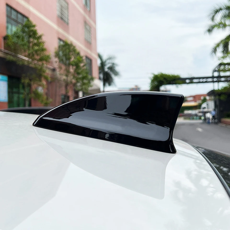 Shark Fin Antenna Cover For Kia Optima 2014-2020 - Black ABS, No Drilling Needed