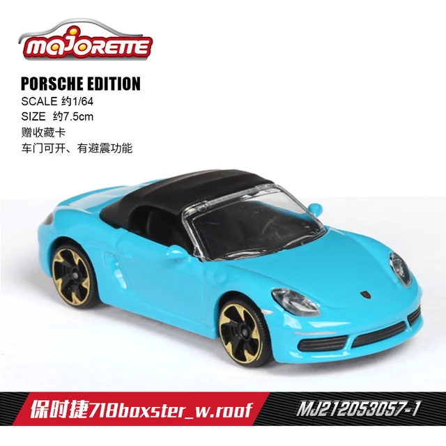 Majorette 1/64 Porsche Premium Cars Hot Pop Kids Toys Motor