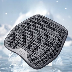 Gel Cushion with Honeycomb Design - Breathable, Soft, and Easy - to - Clean for Enhanced Comfort (FH - Gel - Gray 1PC)