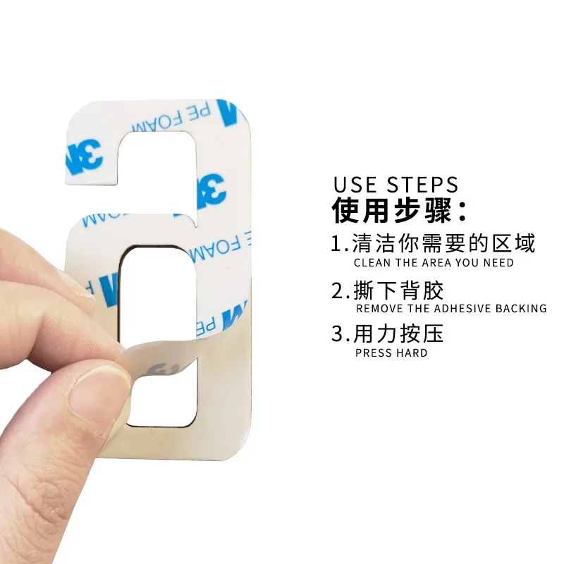5/6 Inch Stainless Steel Number 12.7/15.2 Cm Self Adhesive Numbers Address Sign #0-9 Letters Big Modern Door Plates Home house number signs door signs house numbers number plate