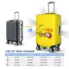 Custom Cute Cartoon Snoopy Suitcase Cover Cruise Trip Holiday Fun Luggage Case Protector 5