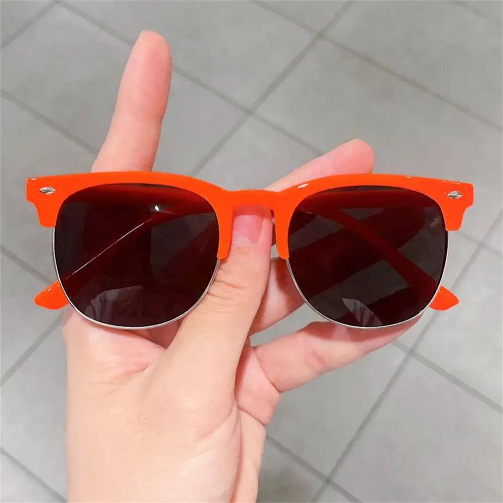 Children' Sunglasses Boys Girls Fashion Trendy Baby Sun Glasses UV Resistant Korean Version Round Frame Eyewear Outdoor_voghion.com