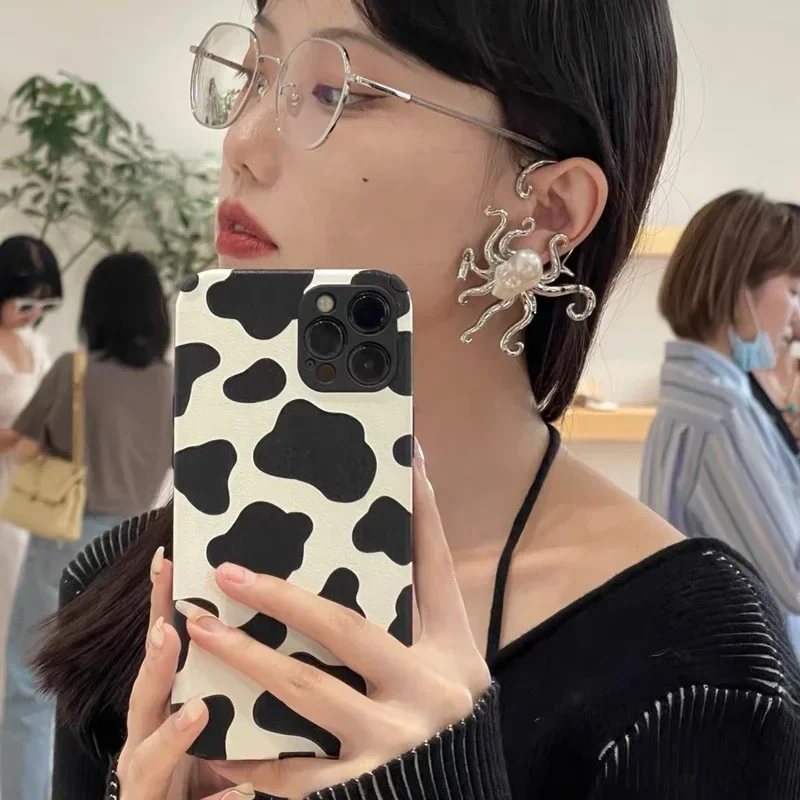 Big Baroque Pearl Octopus Earring Jacket