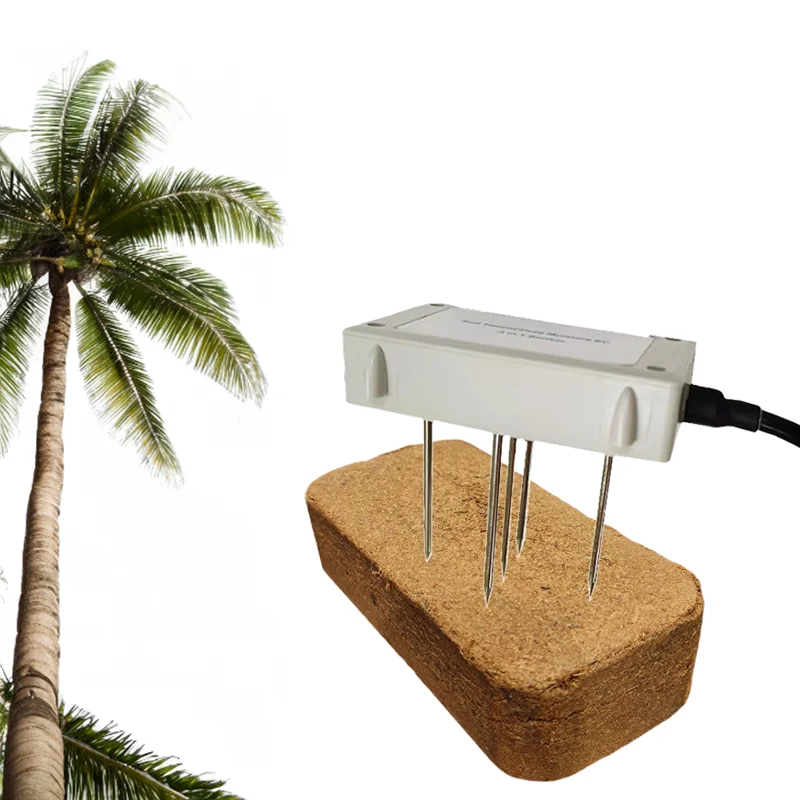 

Industrial Digital SDI12 4-20mA RS485 Coconut bran Shell Cultiwool Soil Temperature Moisture EC Sensor