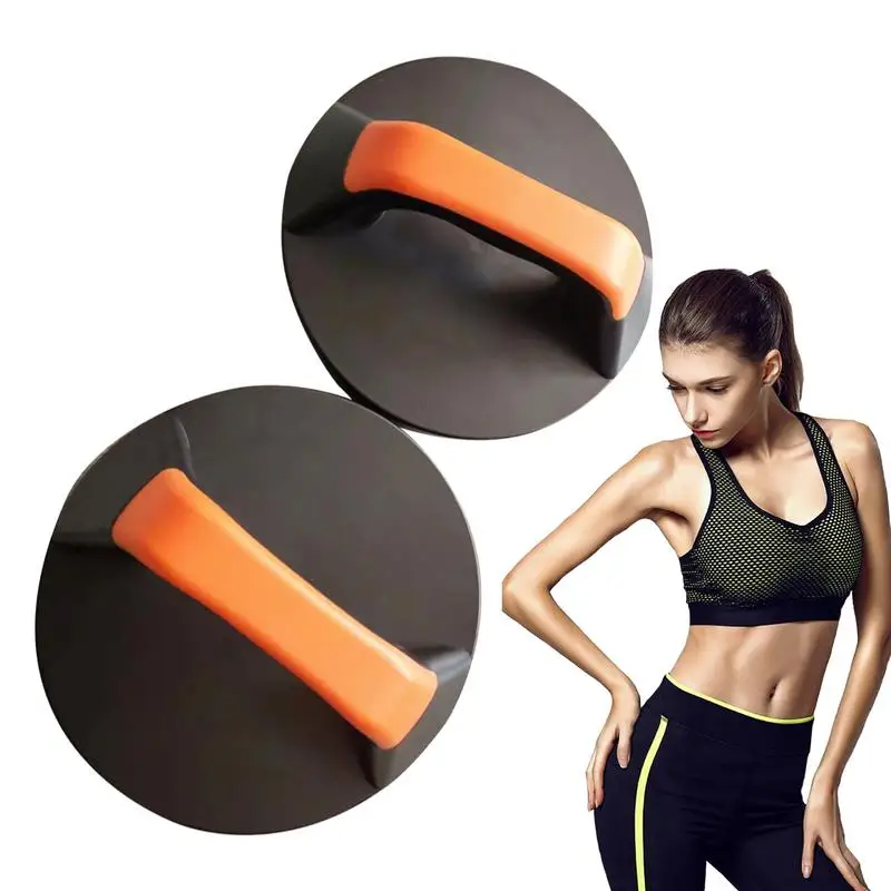 Push Up Handles For Floor 2X Exercise Roller Wheels Rotating Handles Fitness Gear Push Up Helper Strength Training Equipment For