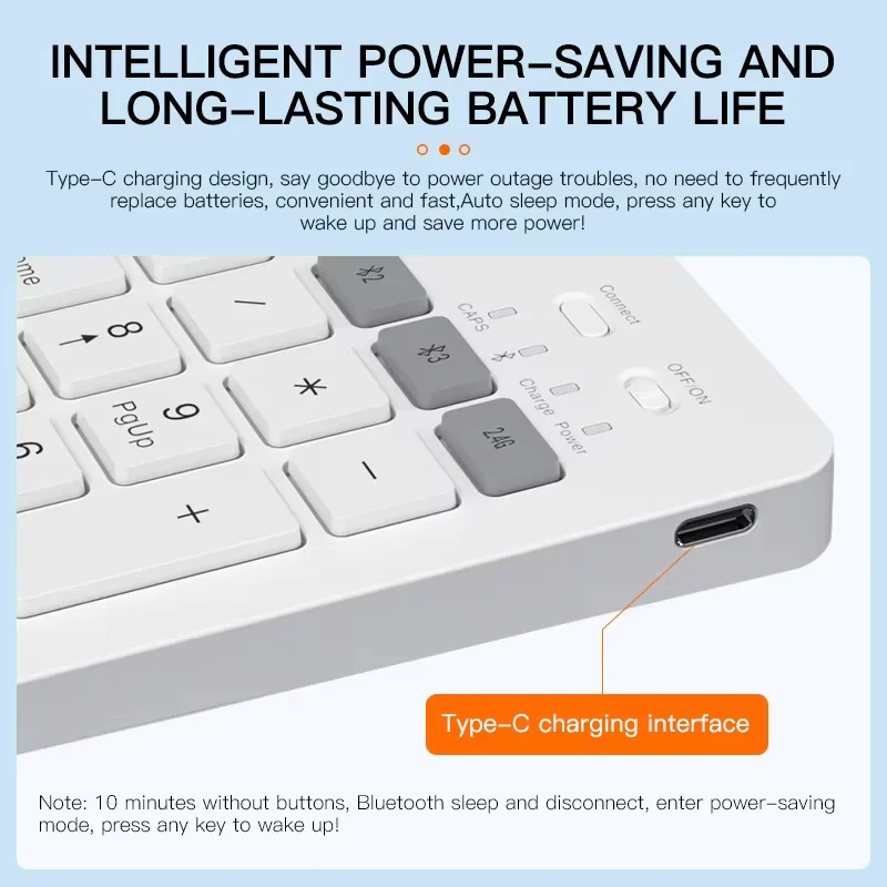 Wireless Bluetooth Keyboard and Mouse for ipad Phone Tablet Samsung Xiaomi Android
