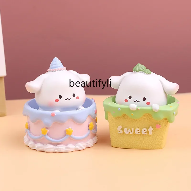 Cute mini sweet treasure girl office desktop ornament cute creative gift cartoon, children's birthday gift
