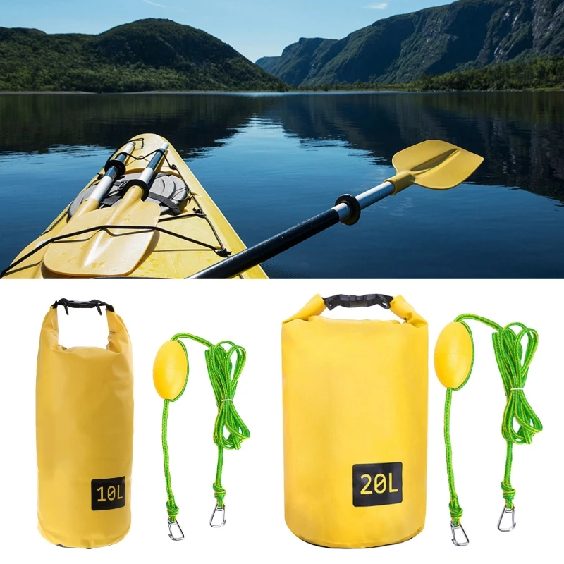 

10L Kayak Rowing Sand Anchor 2 in 1 Sand Bag Boat Anchor Kayak Canoes Waterproof Dry Bag Withtow Rope Portable Dry Bag
