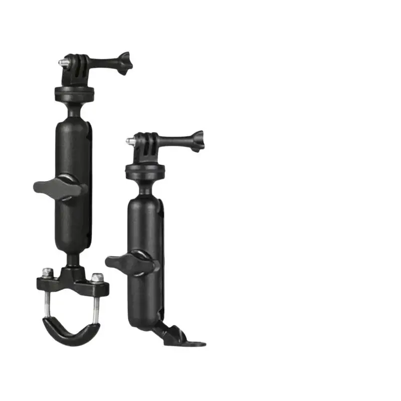 Supporto in metallo per fotocamera da moto/bicicletta, montaggio su manubrio/specchietto, per accessori action camera - immagine 4