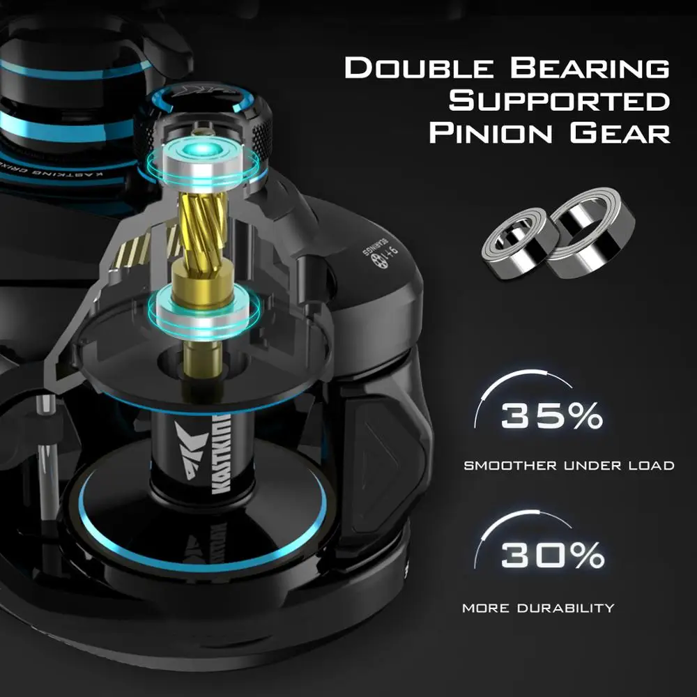 KastKing Crixus ArmorX Baitcasting Fishing Reel 9+1 Ball Bearings