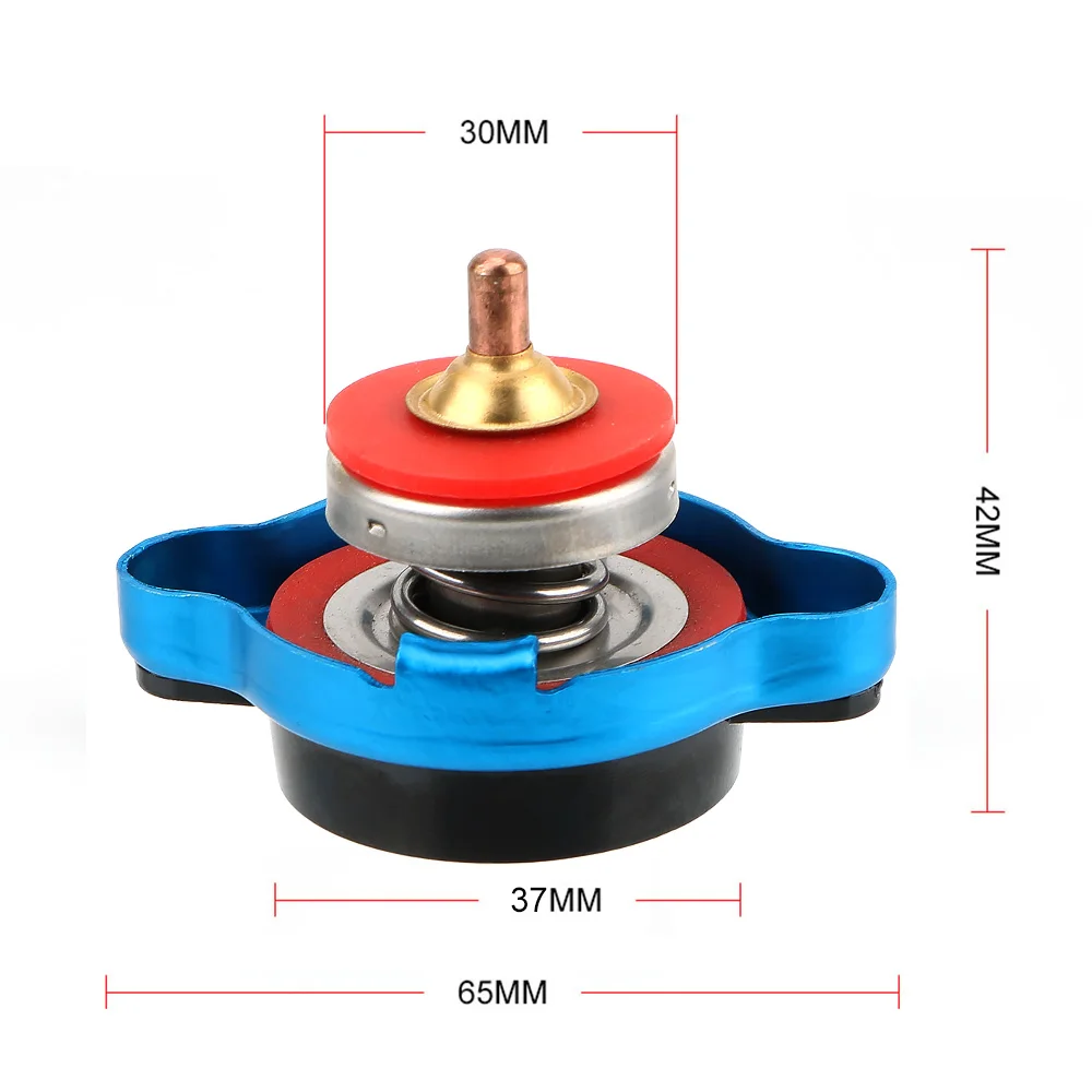 Temperature Gauge 0.9/1.1/1.3 Bar Thermo Radiator Cap Tank Cover Replacement Pressure Balance Function Car Accessories automobile gauge,digital temperature gauge,water temperature gauge,motorcycle temperature gauge,radiator cap cover