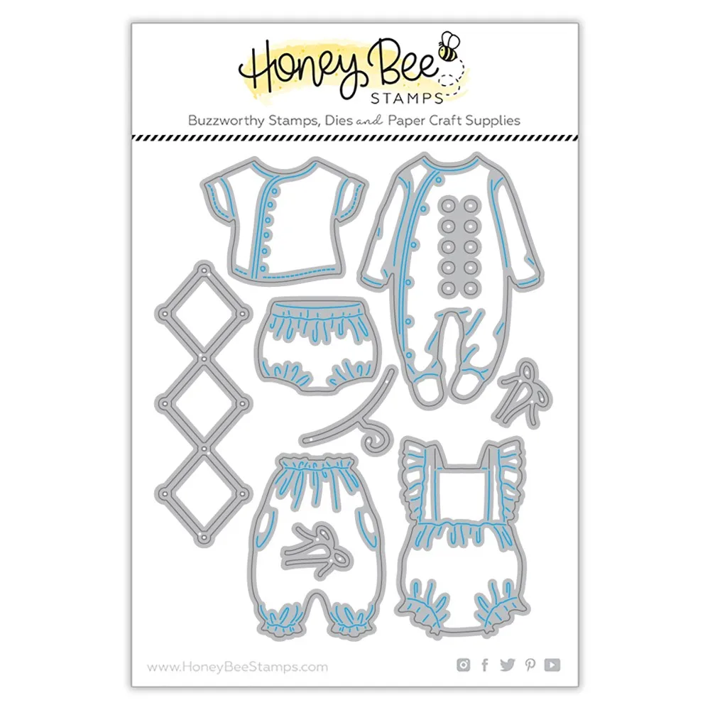 2022 New Honey Bee Baby Onesie Coat Hanger Metal Cutting Dies For Diy Craft  Making Scrapbooking Greeting Card No Clear Stamps - Cutting Dies -  AliExpress
