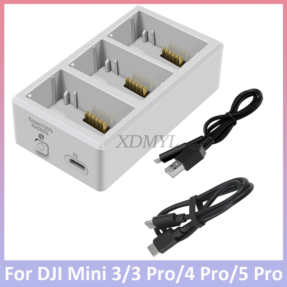 Chargeur intelligent pour batterie drone 3 en 1 PD QC3.0