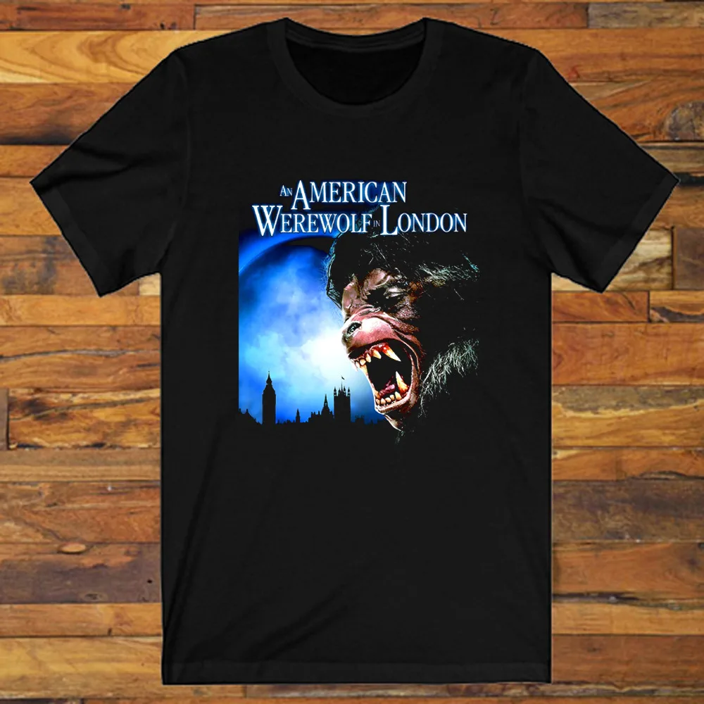 

An American Werewolf In London Movie Men's Black T-Shirt S-3XL