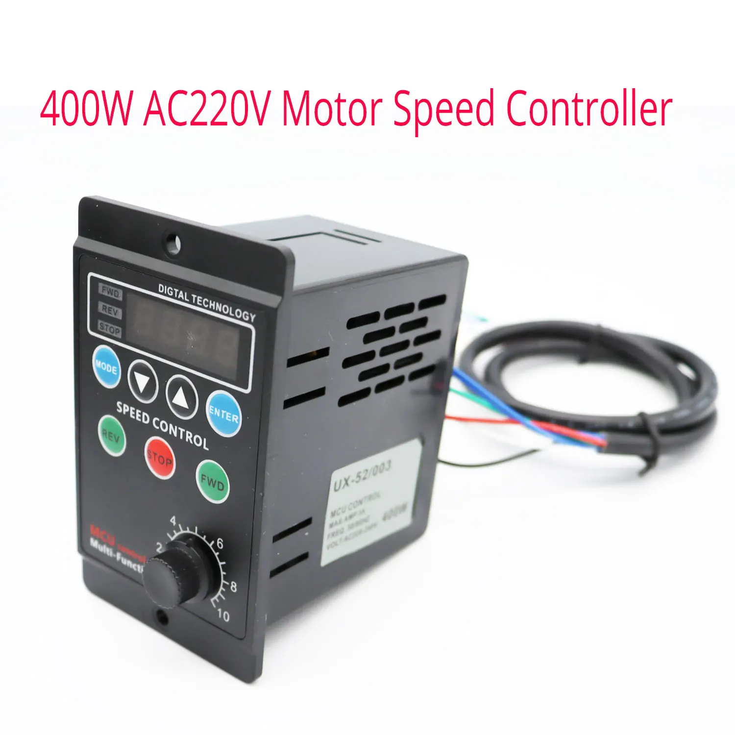 US-52 Speed Controller AC 220V Motor Pinpoint Regulator Control Device 6W  15W 25W 40W 60W 90W 120W 180W 250W 400W Reverse CW CCW - AliExpress