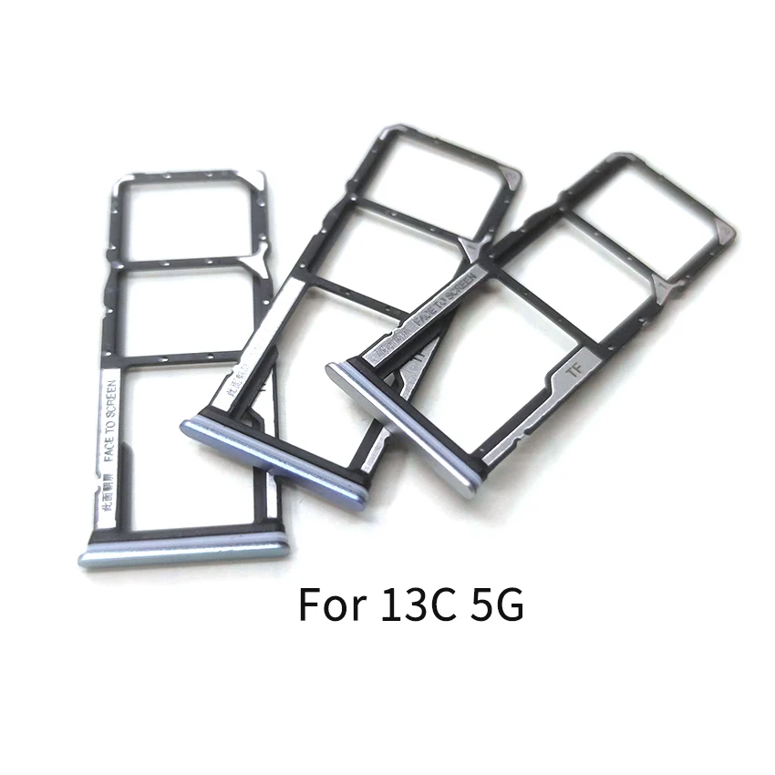 Tiroir Carte SIM Pour Xiaomi Redmi 13C 4G / Poco C65 – Qualité D'Origine, Avec Outil D'Éjection (Blanc)