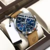 POEDAGAR Men Quartz Watch Luxury Sports Waterproof Chronograph Luminous Date Man Wristwatch Business Leather Men's Watches Clock